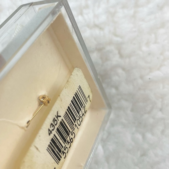 (VTG) 14K Gold Filled Tyler Name and Cross Baby Pin - Picture 3 of 6